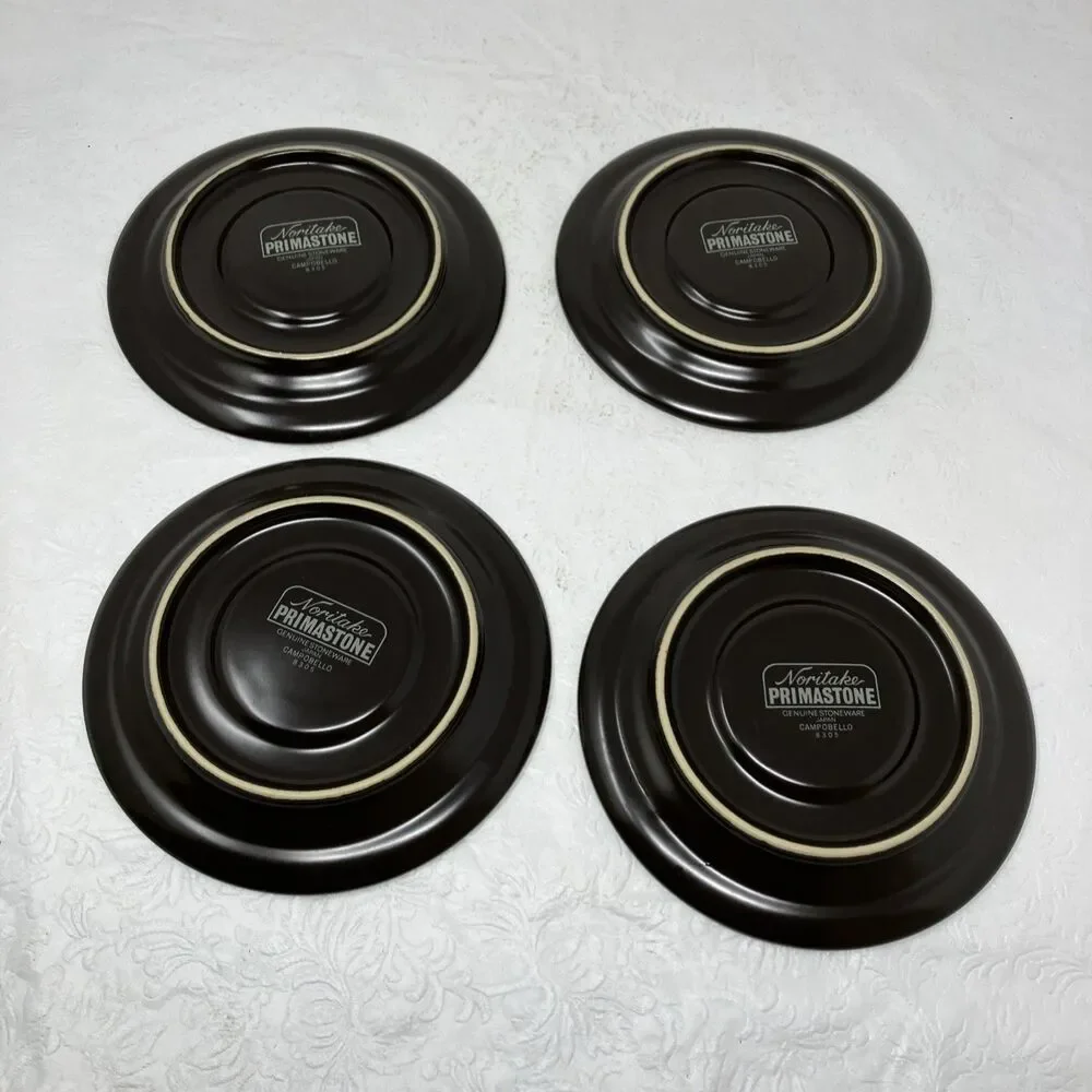 4 Noritake Primastone Campobello 6-1/8